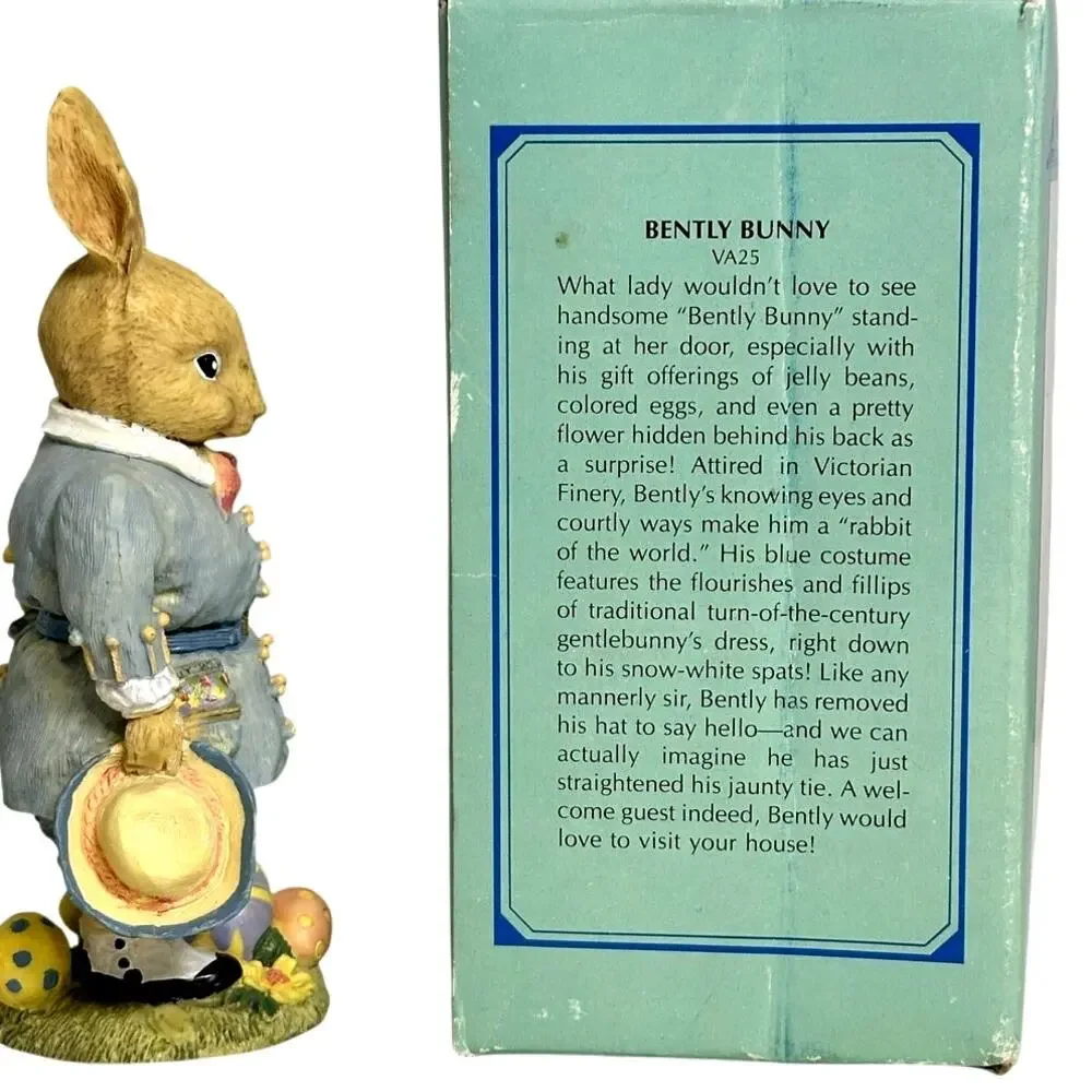 The Victorian Collection “Bently Bunny” Easter Figurine 1994
